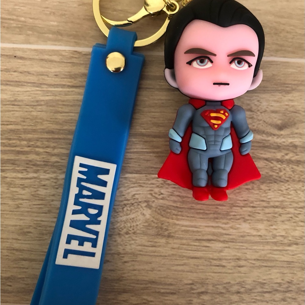 Justice League Super M. 3D Keychain Key Ring